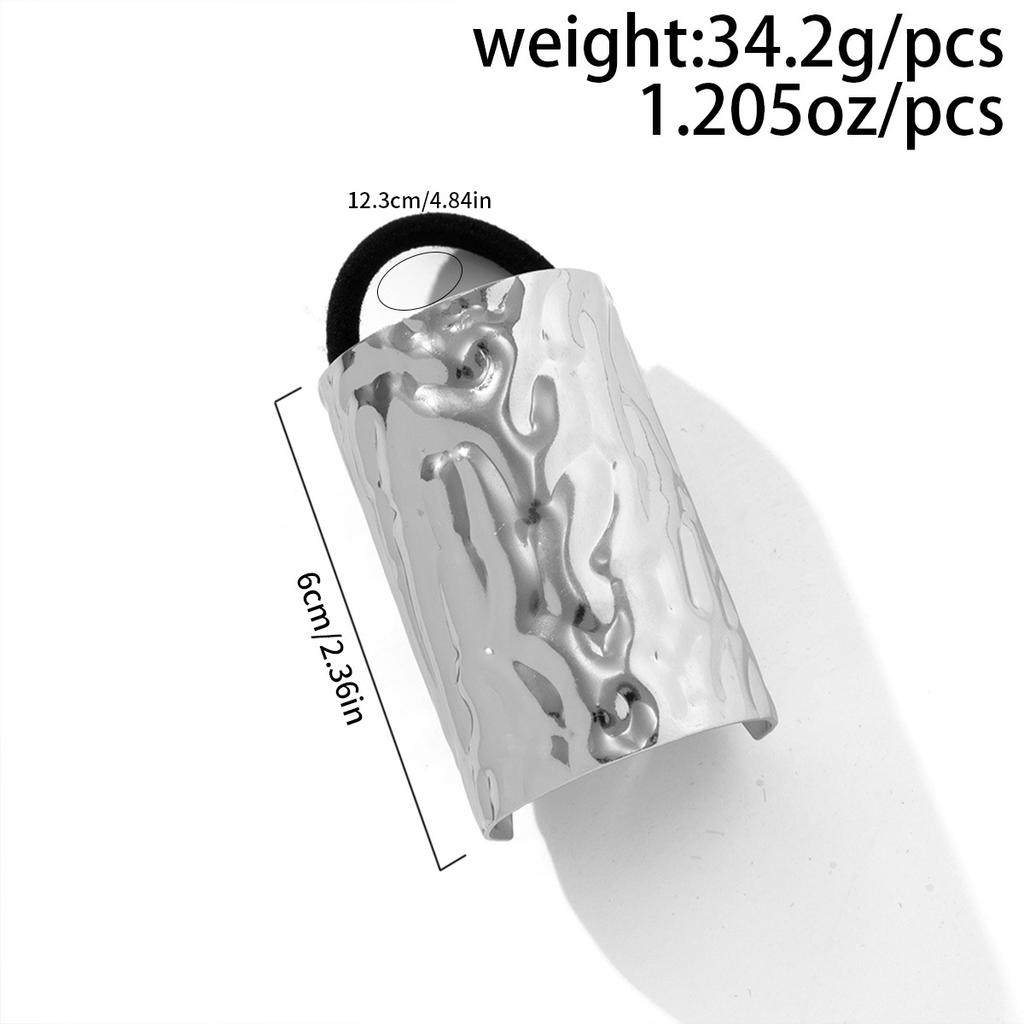 Metal cold wind hair accessories hair rope retro headgear back head low ponytail women hair band