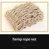 Hemp Rope Net Ceiling Mesh Plant Support Tool Stair Balcony Durable Practical Wall Decor Trellis Netting For Climbing Plants