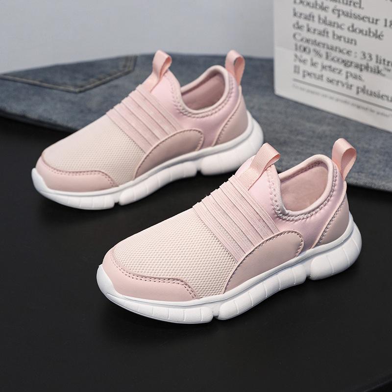 

Children s net shoes summer new boys single net sports shoes medium and older children one pedal hollow casual shoes lazy classmates 38