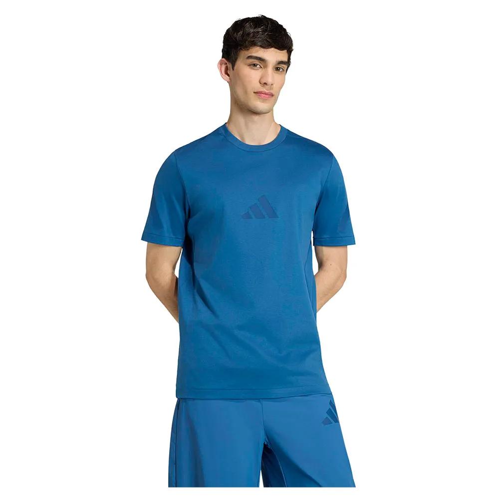 Adidas Z.n.e T-shirt short sleeves cotton blue