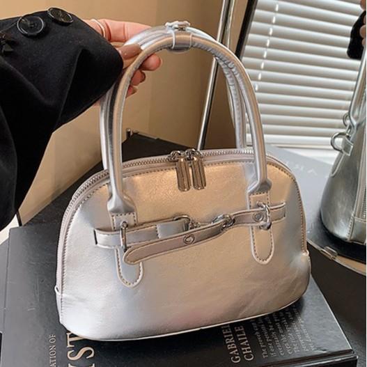 New Trend Belt Decorative Handbag Shell Shoulder Bag Fashion Commuter Women's Bag