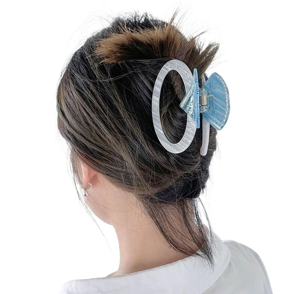 

Хрустальные когти для волос, ацетатные зажимы для густых волос, милые заколки для женщин и девочек