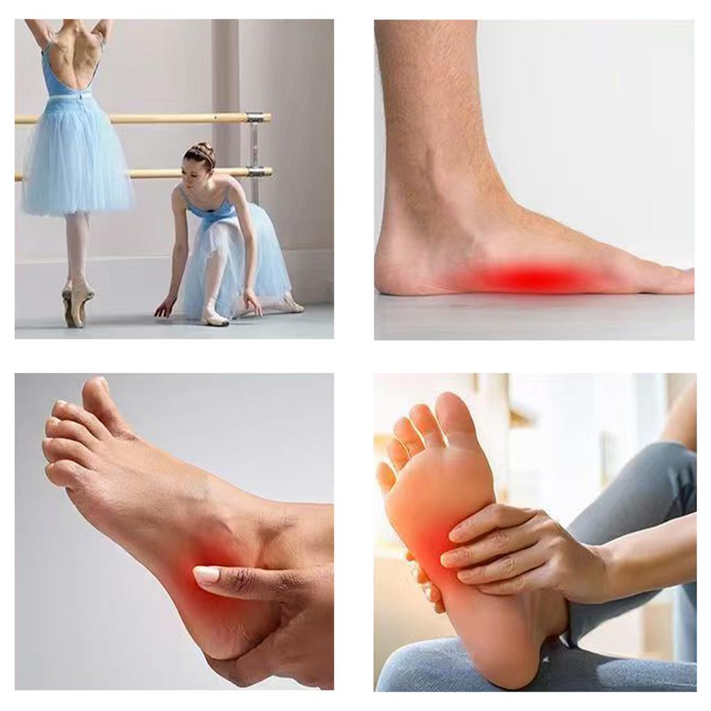 Fotvalvsstödare Tåspridare för Plattfot Balettövningar Justerbart Motstånd för Män och Kvinnor Plattfot
