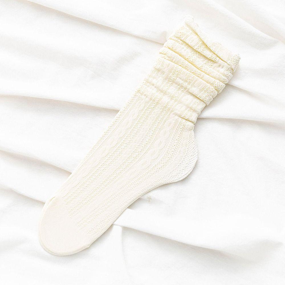 Mesh Lace Socks Hollow Out Women Socks Elastic Short Sock