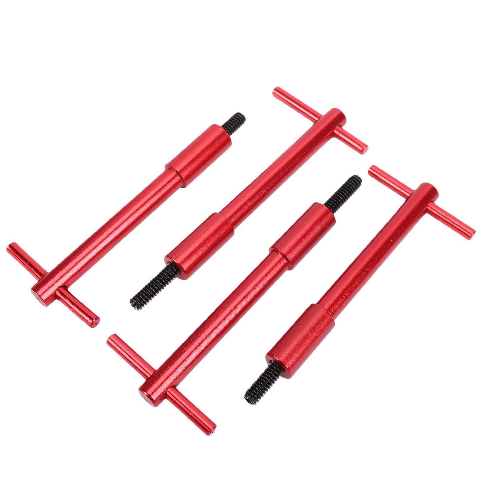 

4PCS Valve Cover T Bar 1 4in 20 Red Aluminum Valve Cover Wing Nut Replacement for Chevy V8 1955 1986