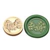 Plant Themed Seal Stamp Head Antique Embossed Sealing Stamp Head for Seal Envelope Invitation Decoration Scrapbooking