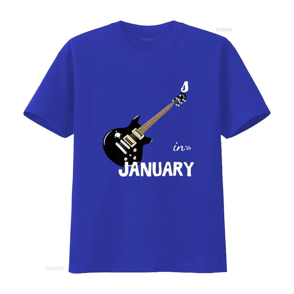 Rock Stars Are Born In January N Roll Birthday S T Shirt Black 2XL Vintage Washed Unisex Soft Casual Comfortable