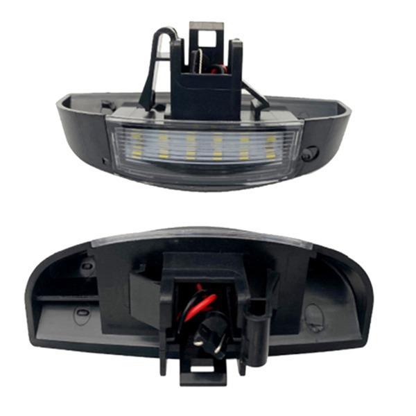 Pair of LED Rear License Plate Lights for 2005 Mercedes Sprinter & Peugeot