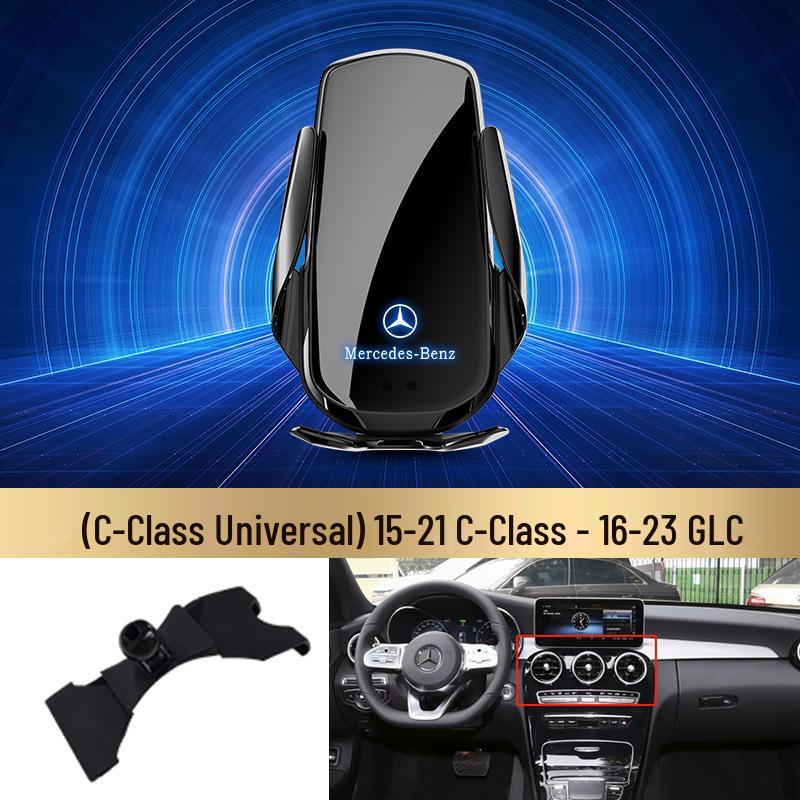 Bezdrátový držák telefonu s rychlým nabíjením Mercedes-Benz pro třídu C/třídu R/třídu S/třídu E/GLK/třídu B