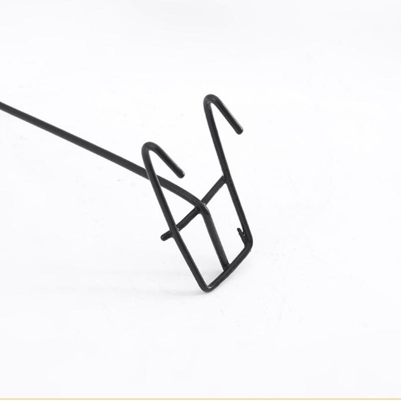 1Pcs 3.2mm Thickness Supermarket Iron Wire Mesh Hanging Hooks 5/10/15/20cm Screen Hooks Iron Grid Hooks For Screen Grid