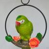 Parrot Figurine for Outdoor Garden Display