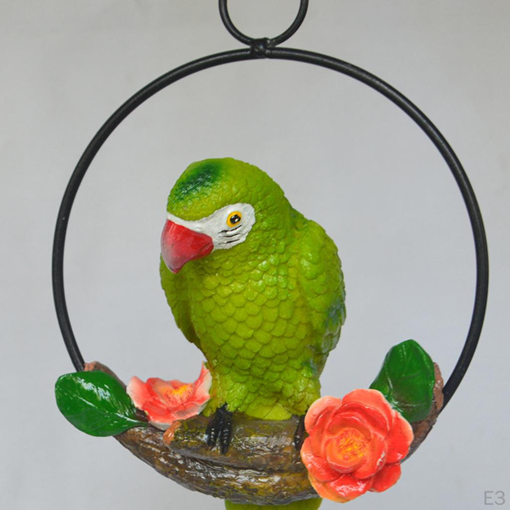 Parrot Figurine for Outdoor Garden Display