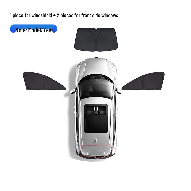 E18 Car Sunshade Blackout Curtains for Heat Insulation & Privacy