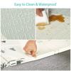 FLAGAV Baby Playmat Extra Large Folding Baby Playmat Waterproof Double Sided Playmat Portable Children Playmat Toddler Non-Toxic Anti-Slip Baby,