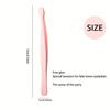 Eyelash Tweezers Stainless Steel Flat Head Curved Angle Non-Stick Coating Multifunctional Grafting Beauty Eyelashes Beauty Tools
