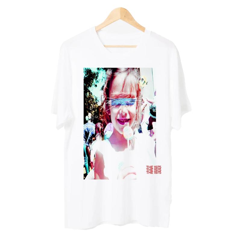 

Летняя футболка с принтом THE1975 для мужчин и женщин, хлопковая, хип-хоп, оверсайз, с коротким рукавом, уличная одежда, топы, футболка 4XL