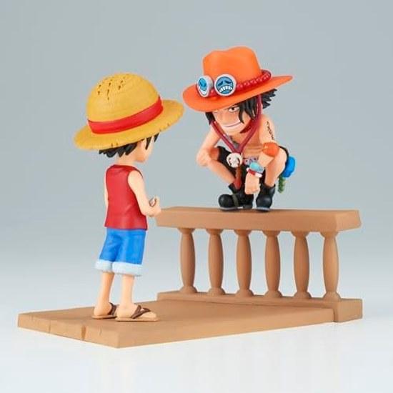 Banpresto One Piece Log Story Monkey D. Luffy Portgas Ace Bandai Spirits World Collectible Figure