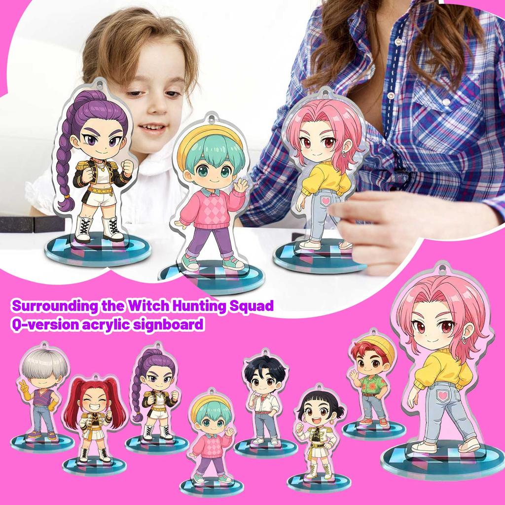 Girls Group Anime Peripheral Stand Girls Group Acrylic Stand Secondary Ornaments Small Stand Student Gift