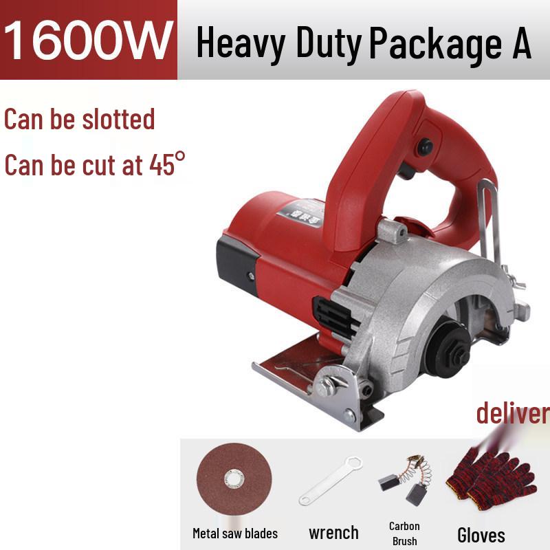 Electric Multi-Function Handheld Chainsaw: Wood, Stone, Tile Cutter 