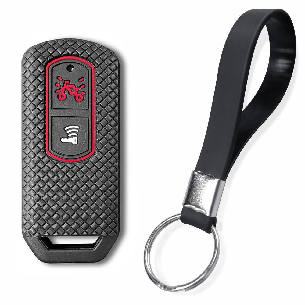 

Для Honda Forza 125 250 300 350 750 SH150i XAV PCX 125 150 Xadv XAV XAV Xlov Sh 125 300 Силіконовий чохол для ключа Тримач Брелок Кришка