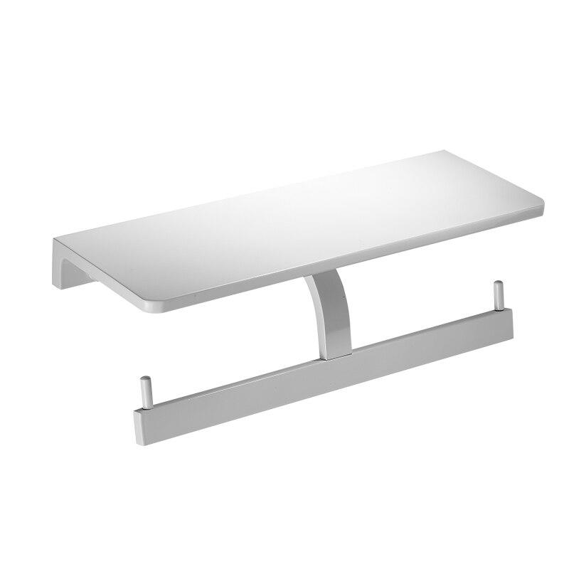 Single paper towel hanger Towel hanger Wall rail Toilet roll Aluminum wall toilet Space White toilet paper handle | document holder