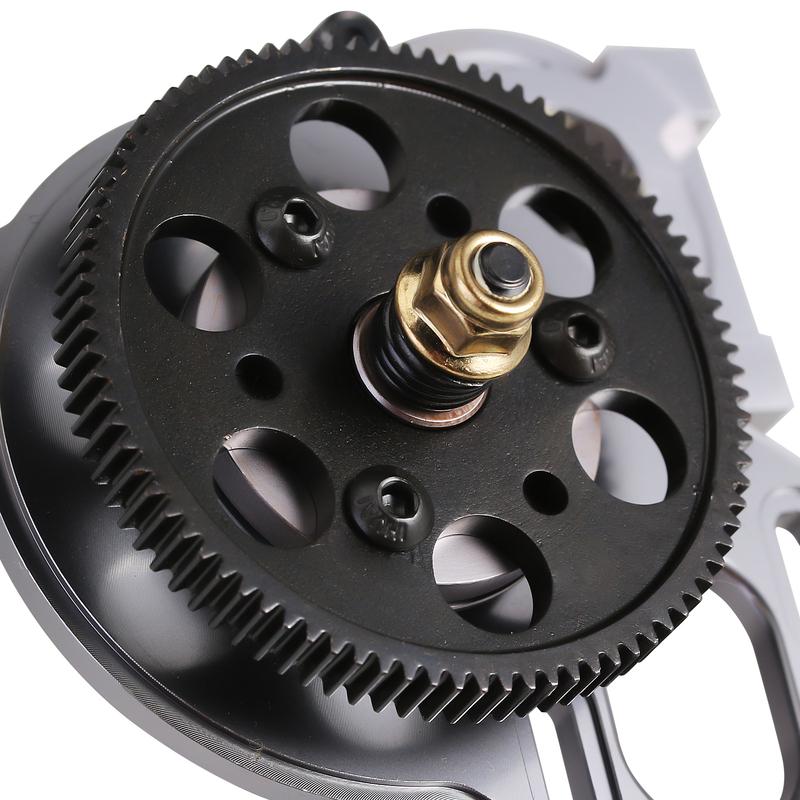INJORA Complete Metal SCX10 Gearbox Transmission with Gear for 1/10 RC Crawler Car Axial SCX10 Upgrade Parts