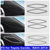 Window A Pillar Post Speaker Triangle Frame Decoration Cover Trim For Toyota Corolla 2014 - 2018 / RAV4 2014 - 2018 Accessories