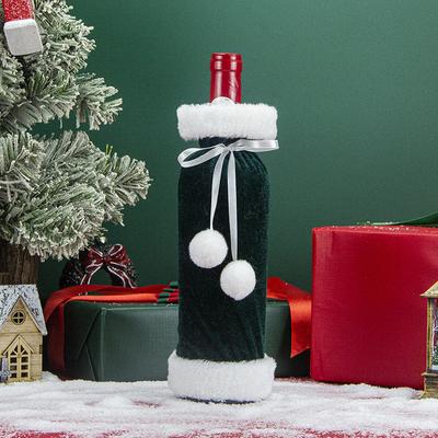 Wein-Weihnachtstasche, Weinflaschen-Geschenktasche, Wiederverwendbare Weinflaschenhüllen Weihnachten Weihnachten Hochzeit Geburtstag Feiertagsparty Dekoration