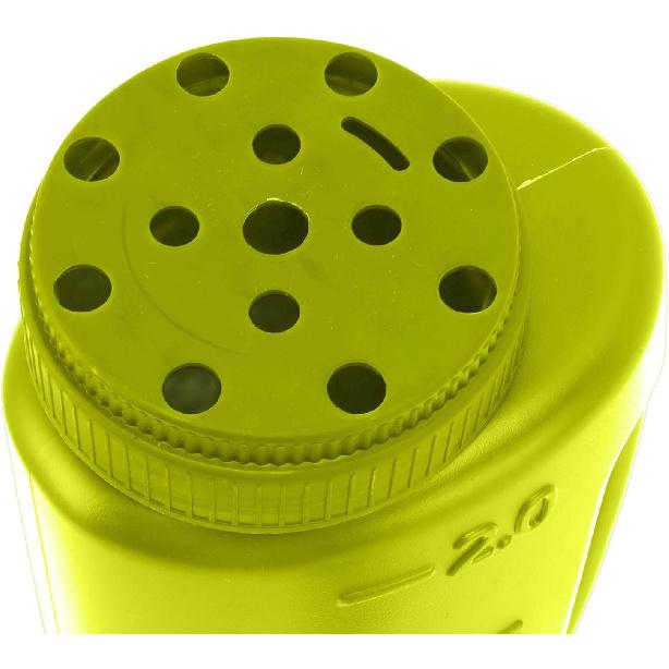 GOTOTOP Hand Held Spreader, Lawn Seed Spreader for Lawn Seeds, Ice Salt, Calcium, Deicer,and Feed Spreader, 7 Adjustable Opening Mode (Green)