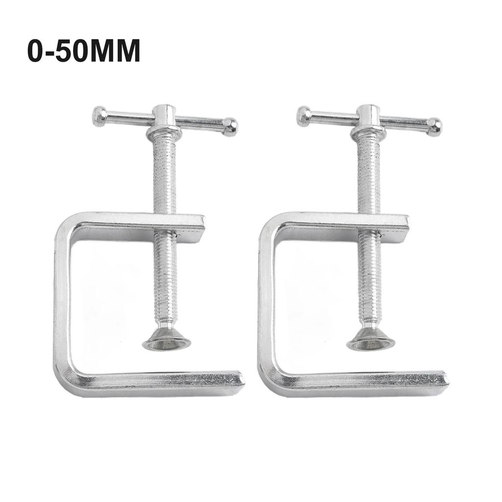Alloy Clamps Clamping Flat Hand Tool Metal Plastic Slabs Replacement Silver Smooth Spare Parts Stone Slabs Wood