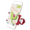 G88 Mountain Bike Cellphone Bracket Motorcycle Navigation Stand with Flashlight SupportRed