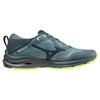 Mizuno Wave Rider Gtx Comfortable Durable Low-Top Running Shoes Men Sneaker Dark-Green J1GC217924