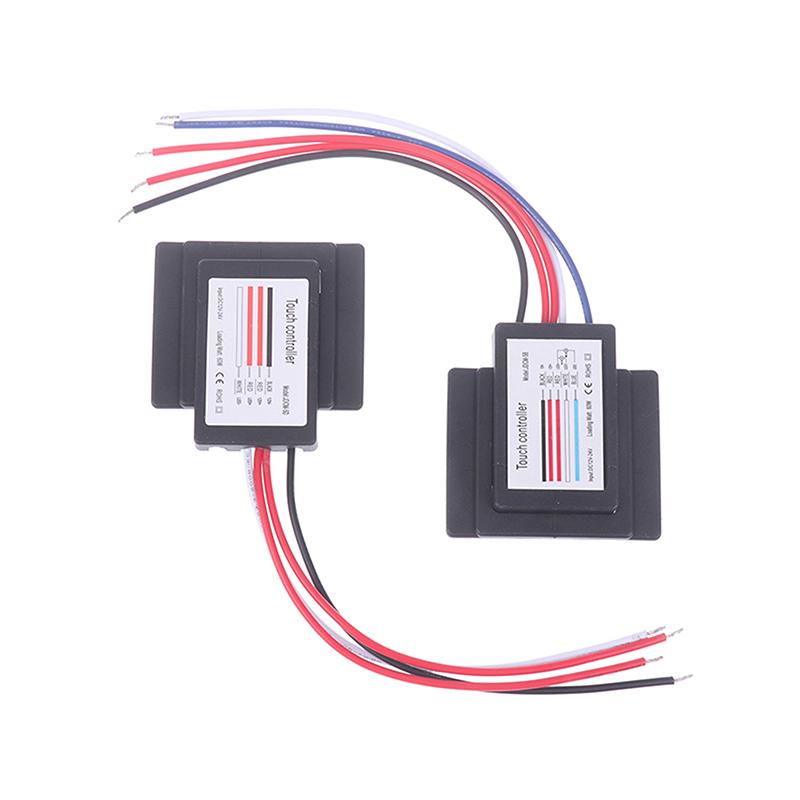 1 Stück LED Ein/Aus Dimmer Einzelner Dual CCT Farbstreifenlicht-Controller Badezimmerspiegel Lampe Eingebauter Touch-Sensor Schalter