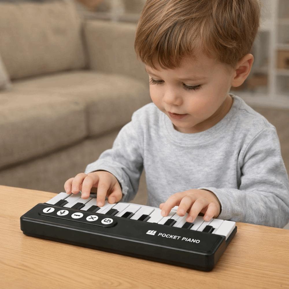 Rainbow Lights Kids Mini Piano 7 Colors LED Electronic Organ Keyboard  Beginner Learning