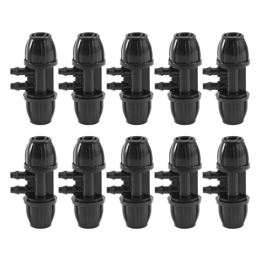 Good-10 Pcs/Pack Hose Connector Mini Irrigation Tubing Drip Irrigator Garden And Watering Connector