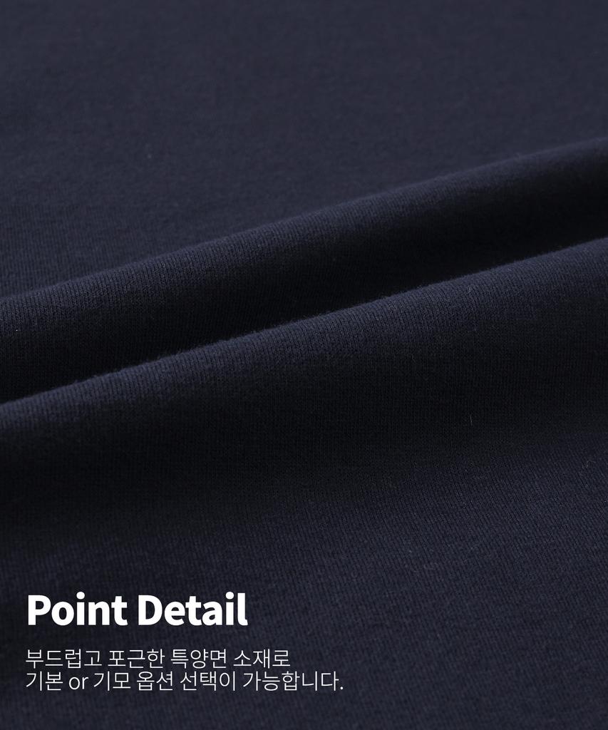 [Non-Fleece Or Fleece-Lined] Essential Oversized Hooded Sweatshirt Navy