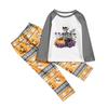 Halloween Print Family Matching Long Sleeved Parent-child Suit Home Clothes Suit Fall