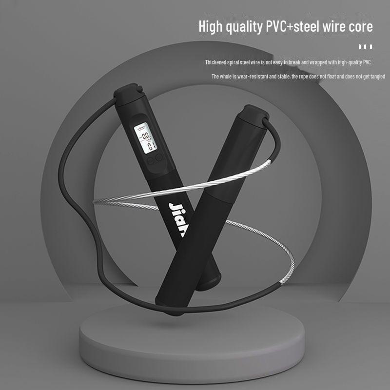 Adjustable Weight-Bearing Skipping Rope for High School Exam Fitness Training