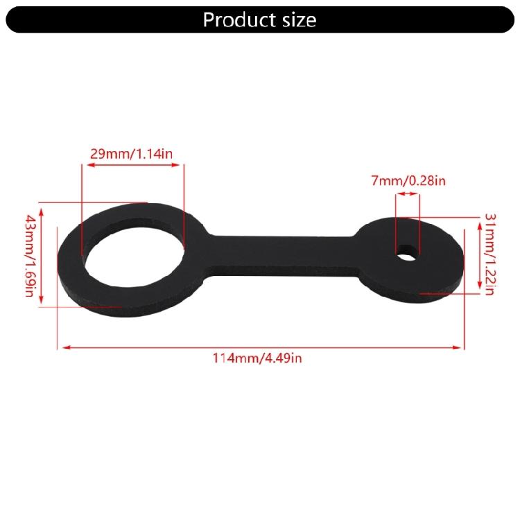 Flexible Silicone Motorhomes Campers Third Wheel Shower Door Latches Straps Suitable for Added Safety F100158276 0273349