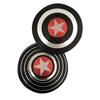 Rund Captain America Spideman Alloy Fingerspiss Gyro Hand Spinner Anti-stress leketøy