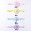 New baby head flower, cute and comfortable mesh star baby elastic headgear, children's hair accessories head