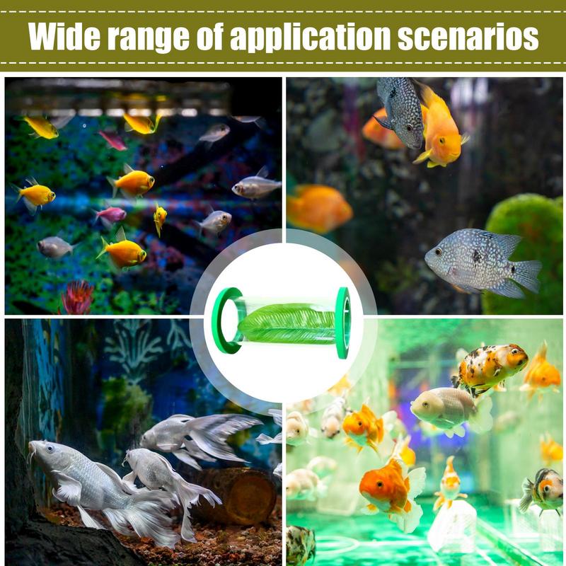 Tunnel per Betta Habitat per Betta con Foglia Tunnel Acrilico Galleggiante Grotta per Gamberetti Decorazione Acquario per Arricchimento Nascondiglio Riposo