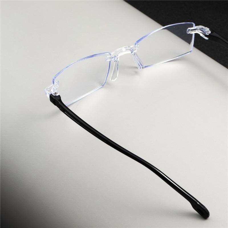 24PCS frameless cut edge reading glasses fashionable glasses minimalist reading glasses for both men and women