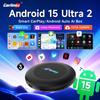BER1 CarlinKit 3 In 1 Android 15 CarPlay Ai Box Wireless Adapter Android Auto Qualcomm SM6350 128GB 8-Core for Youtube Netflix FOTA