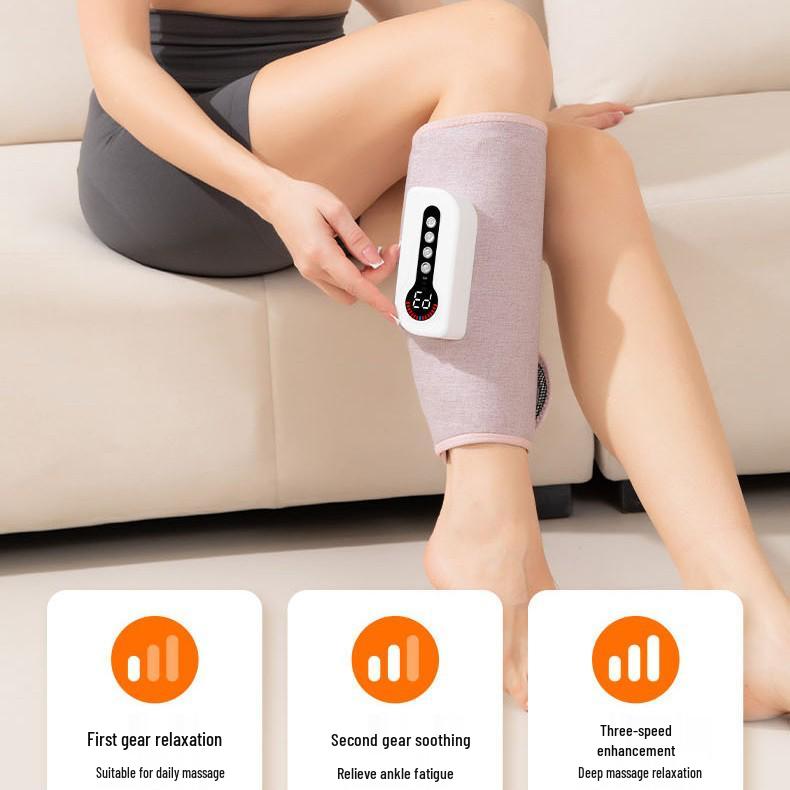 High-Power Electric Leg Massager with Airbag Knee Pads and Extended Battery Life