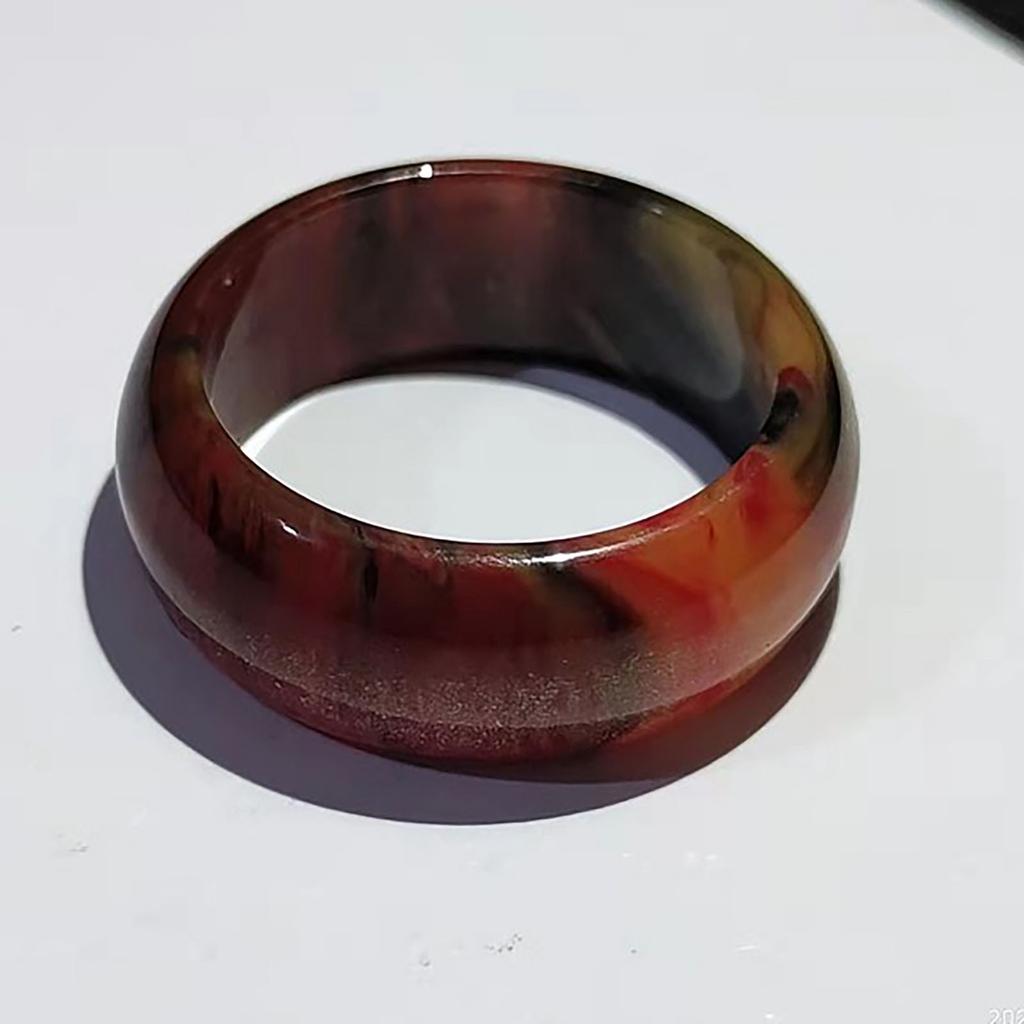 Blue Cloud Acrylic Ring Colorful Thick Ring With Girls Ladies Beach Jewelry 