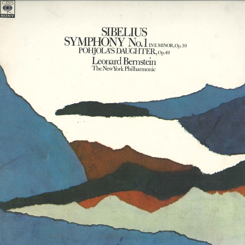 LP Record LEONARD BERNSTEIN - Sibelius: Symphony No. 1, Pohjola's 23AC575 CBS SONY Japan Obi Classical Used