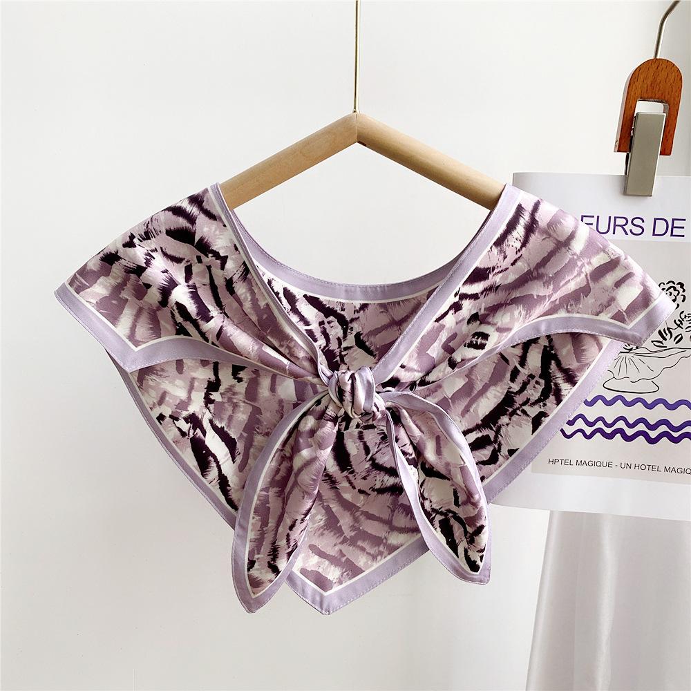 Sunscreen Women Shawl Scarf Decoration Fake Detachable Collar Protect Neck Shoulder Girl Dress Accessories