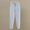 Women's Velvet Lined Harem Sweatpants: Winter Korean Style, Loose Cuffs, Elastic Waist, Slim Fit.
