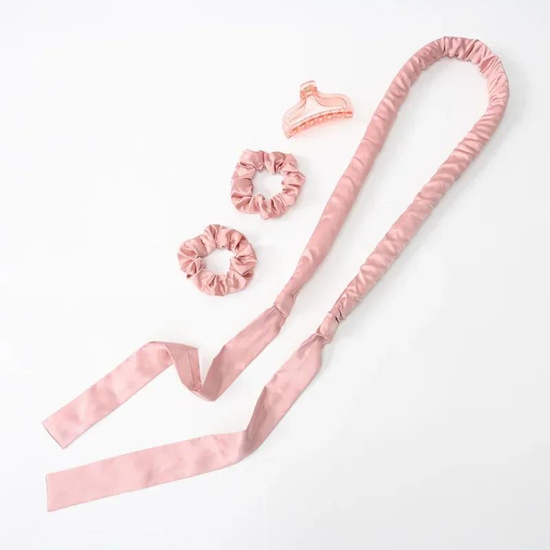 Heatless Curling Rod Headband No Heat Ribbon Hair Roller Soft Hair Curlers Silk Curls Lazy Sleeping Perm Rods Hair Styling Tools
